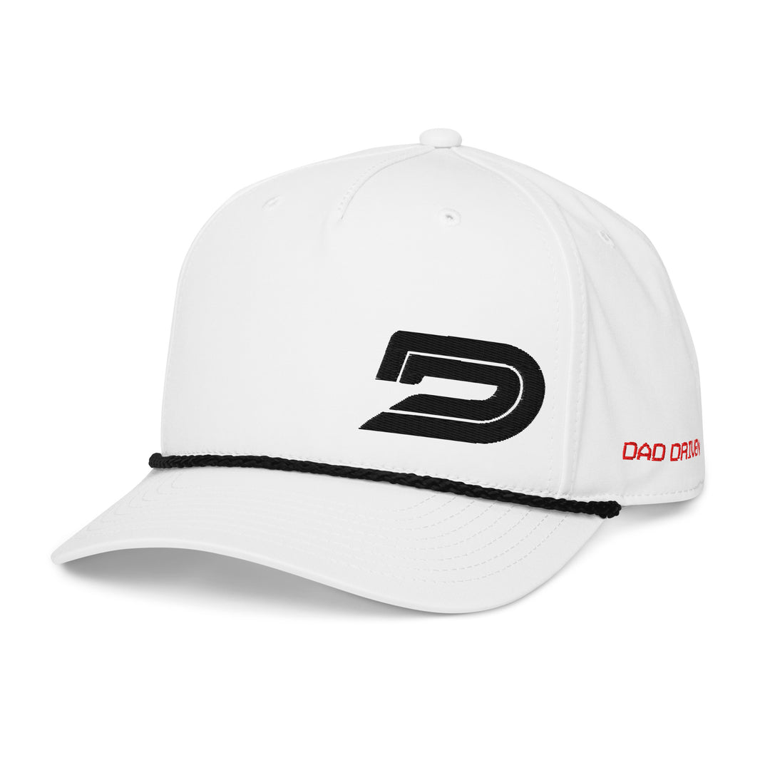 Dad Driven classic rope hat. Where speed meets fatherhood.