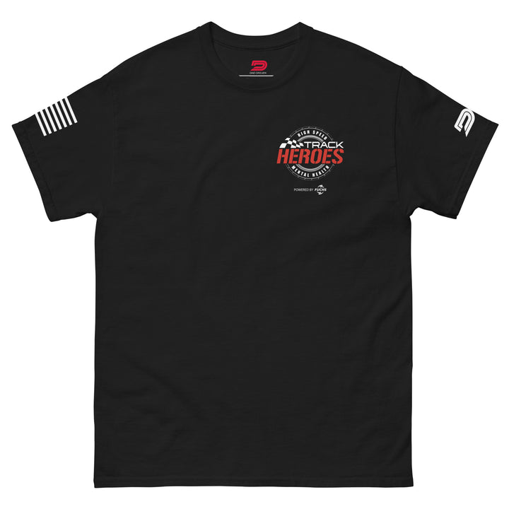 Track Heroes and Dad Driven Collaboration tshirt
