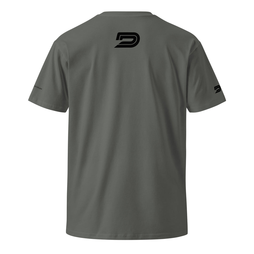 Dad Driven stencil tshirt. Where speed meets fatherhood.
