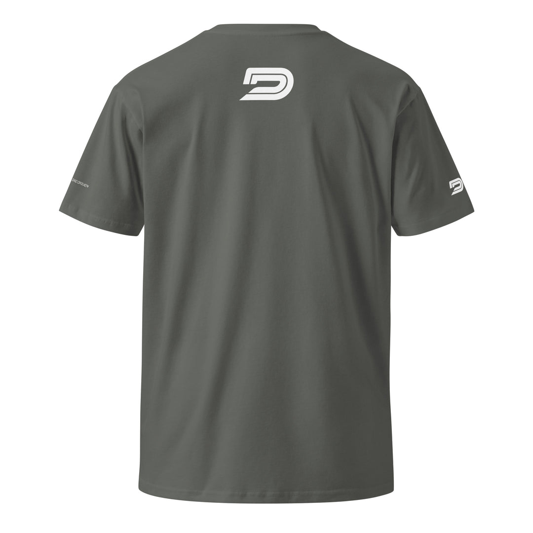 Dad Driven stencil tshirt. Where speed meets fatherhood.