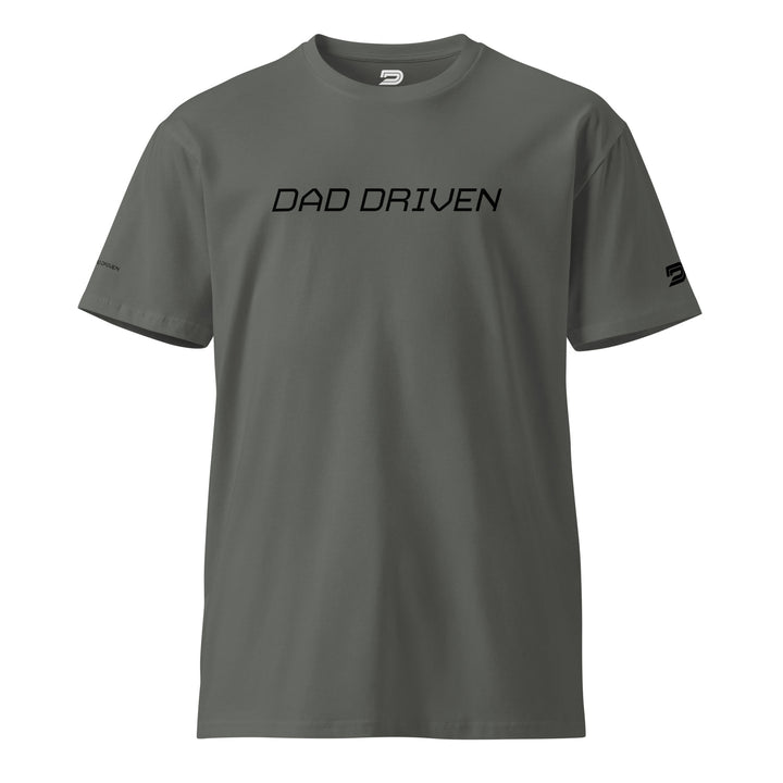Dad Driven stencil tshirt. Where speed meets fatherhood.