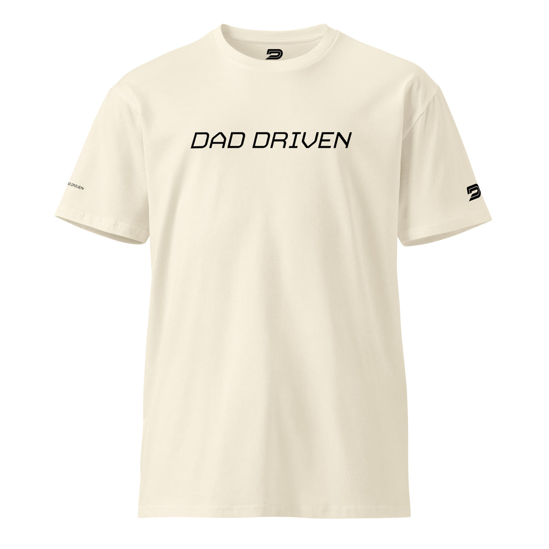 Dad Driven stencil tshirt. Where speed meets fatherhood.
