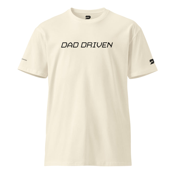Dad Driven stencil tshirt. Where speed meets fatherhood.