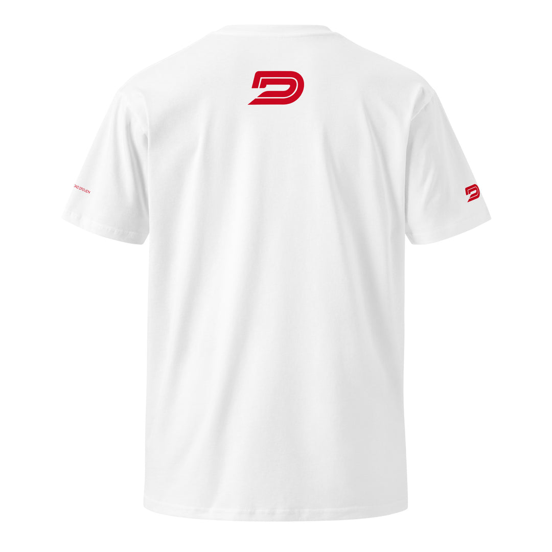 Dad Driven stencil tshirt. Where speed meets fatherhood.
